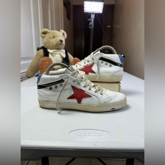 Golden Goose Shoes - Golden Goose MidStar Sneakers - White Sneakers, Shoes Sz 38 / US 8